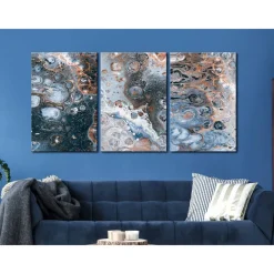 Canvas-taulu Artgeist Galaxy, 3-osainen, eri kokoja