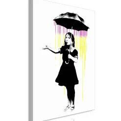 Canvas-taulu Artgeist Girl with Umbrella, 1-osainen, pystysuuntainen, eri kokoja