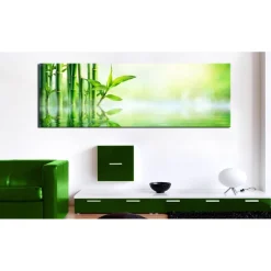 Canvas-taulu Artgeist Green Bamboo, eri kokoja