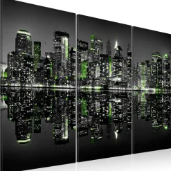 Canvas-taulu Artgeist Green New York, eri kokoja