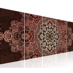Canvas-taulu Artgeist Mandala: Flower Bouquet, eri kokoja