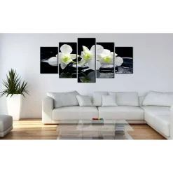 Canvas-taulu Artgeist Melancholic orchids, eri kokoja