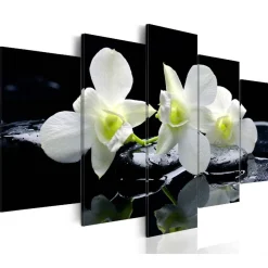 Canvas-taulu Artgeist Melancholic orchids, eri kokoja
