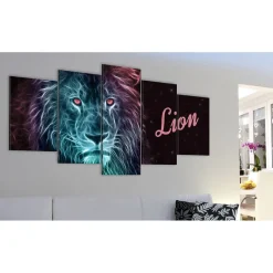 Canvas-taulu Artgeist Neon king, eri kokoja
