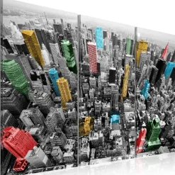 Canvas-taulu Artgeist New York in the CMYK color model , eri kokoja