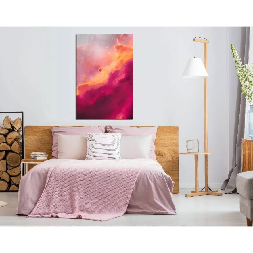 Canvas-taulu Artgeist Pink Nebula, 1-osainen, pystysuuntainen, eri kokoja