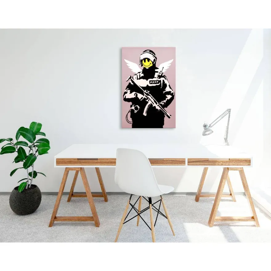 Canvas-taulu Artgeist Policeman, 1-osainen, pystysuuntainen, eri kokoja