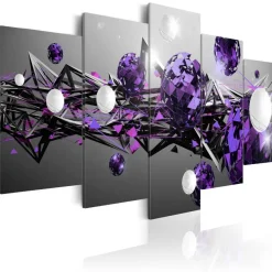 Canvas-taulu Artgeist Purple Solar System, eri kokoja