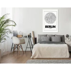 Canvas-taulu Artgeist Retro Berlin, 1-osainen, pystysuuntainen, eri kokoja