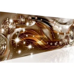 Canvas-taulu Artgeist Ribbon of Bronze and Glitter, eri kokoja