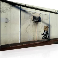 Canvas-taulu Artgeist Robots - Banksy, 40x60cm