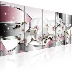 Canvas-taulu Artgeist Shiny Orchids, eri kokoja