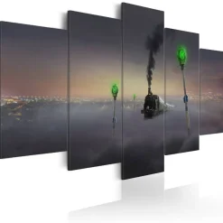 Canvas-taulu Artgeist Steam locomotive, eri kokoja