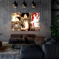 Canvas-taulu Artgeist Three Women, 3-osainen, eri kokoja