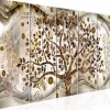 Canvas-taulu Artgeist Tree and Waves, beige, eri kokoja