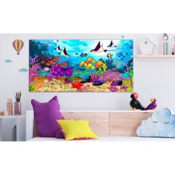 Canvas-taulu Artgeist Underwater Fun, 1-osainen, leveä, eri kokoja