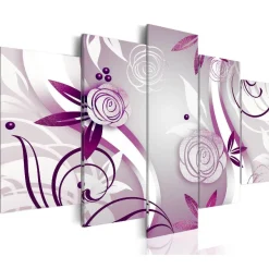 Canvas-taulu Artgeist Violet roses, eri kokoja