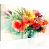Canvas-taulu Artgeist Watercolor Bouquet , eri kokoja