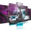 Canvas-taulu Artgeist Waterfall and Buddha, eri kokoja