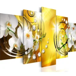Canvas-taulu Artgeist Yellow Admiration, eri kokoja