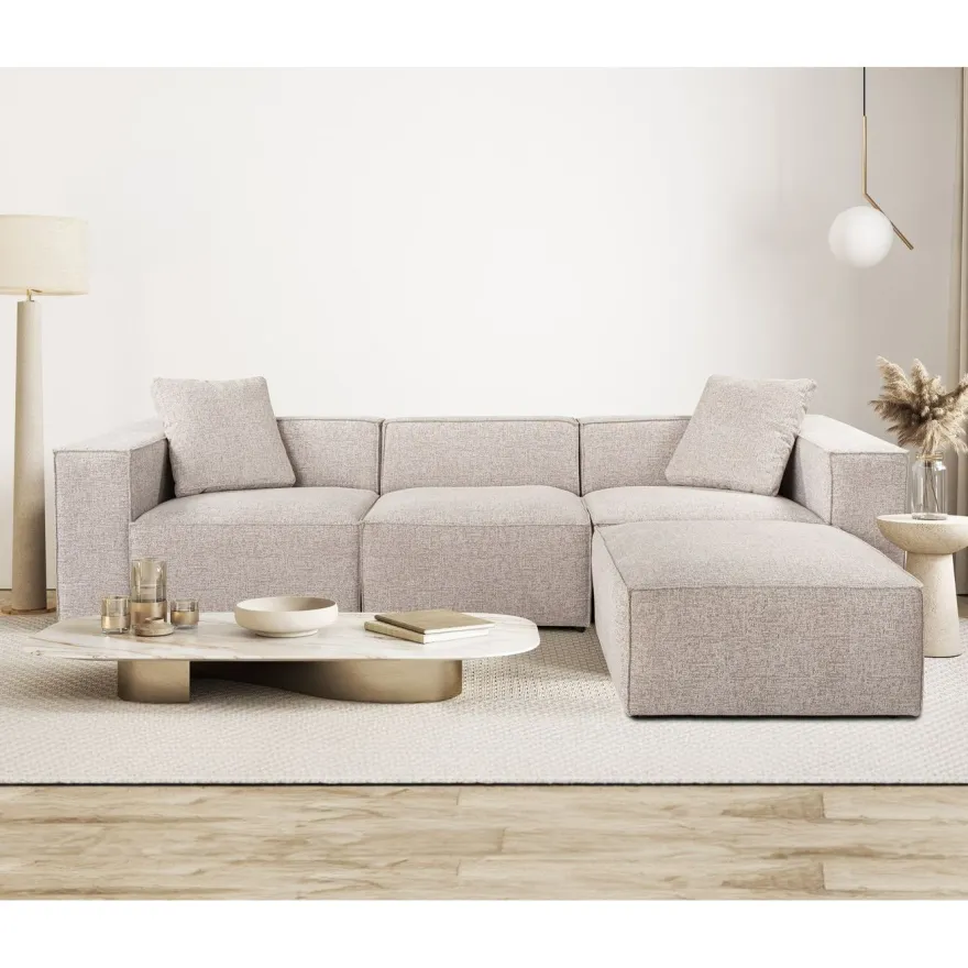 Divaanisohva Linento Furniture Lora, 3-istuttava, oikea