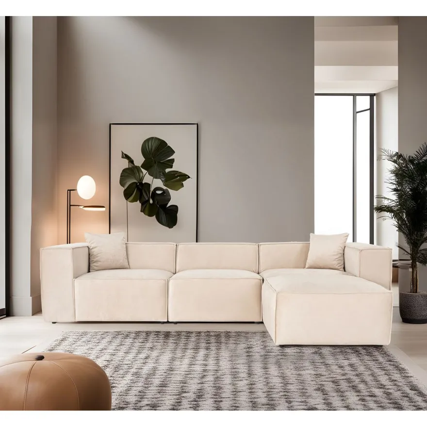 Divaanisohva Linento Furniture Lora, 3-istuttava, oikea
