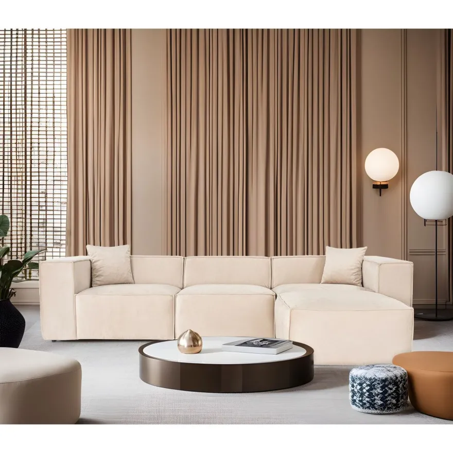 Divaanisohva Linento Furniture Lora, 3-istuttava, oikea