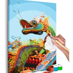 DIY-taulu Artgeist Colourful Dragon, 60x40cm