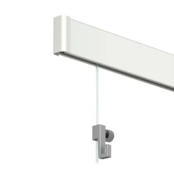Easy-Seinälistaset Pisla valkoinen/maalattu 200cm