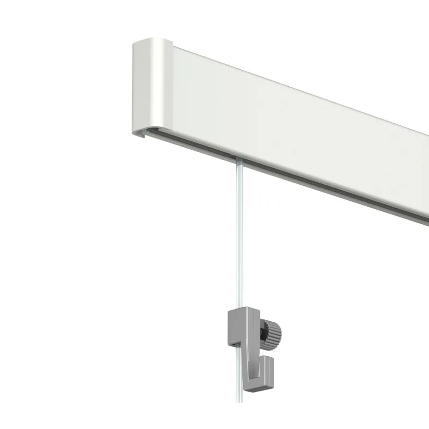 Easy-Seinälistaset Pisla valkoinen/maalattu 200cm