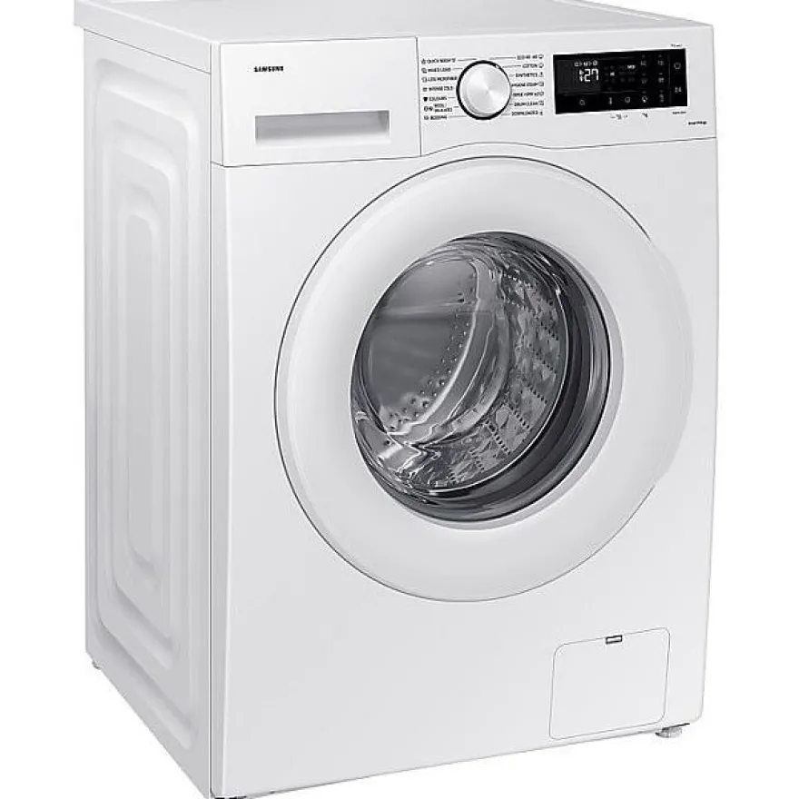 Edestä täytettävä pesukone Samsung WW80CGC04CTEEE, 60cm, 8kg, 1400rpm, valkoinen