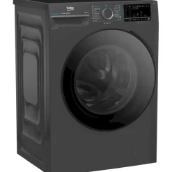 Edestä täytettävä pyykinpesukone Beko BM3WFSU48415AD, 60cm, antrasiitti