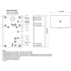 Energiavaraaja Jäspi Ovali Hybrid 2000