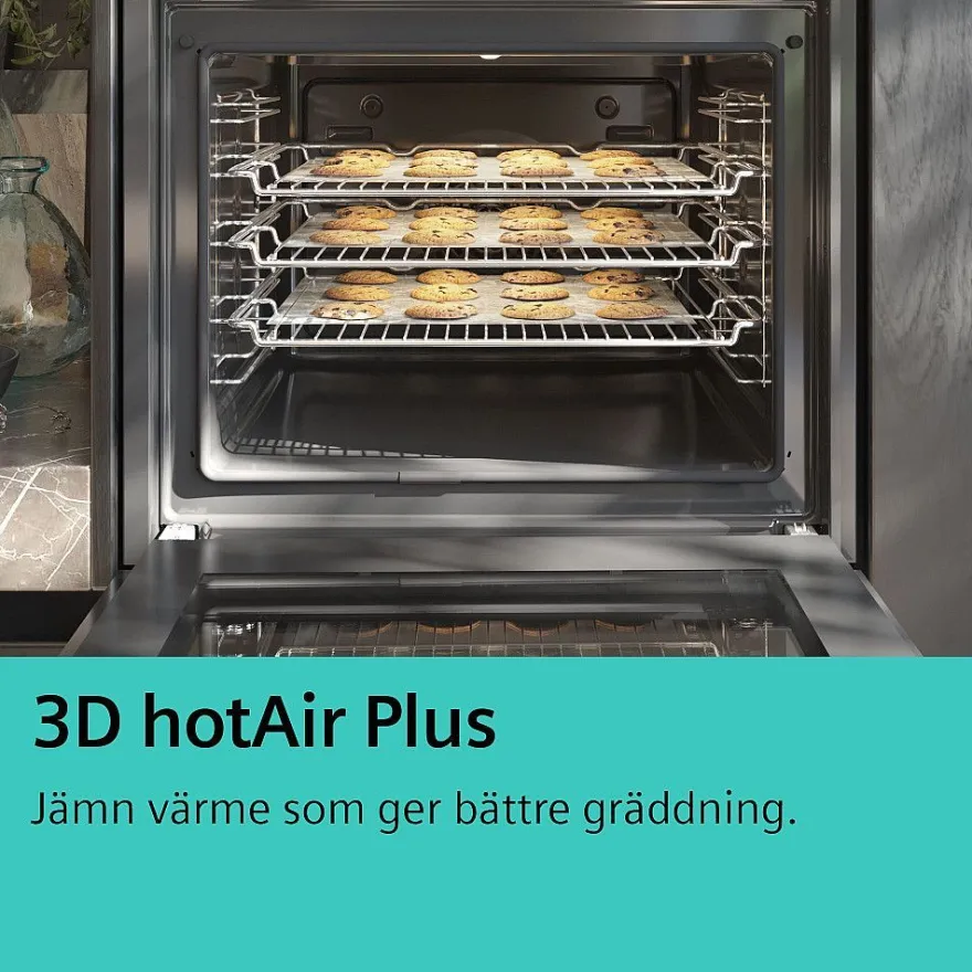 Erillisuuni ja mikroaaltouuni Siemens HB234ABS3F-BF523LMB1, teräs