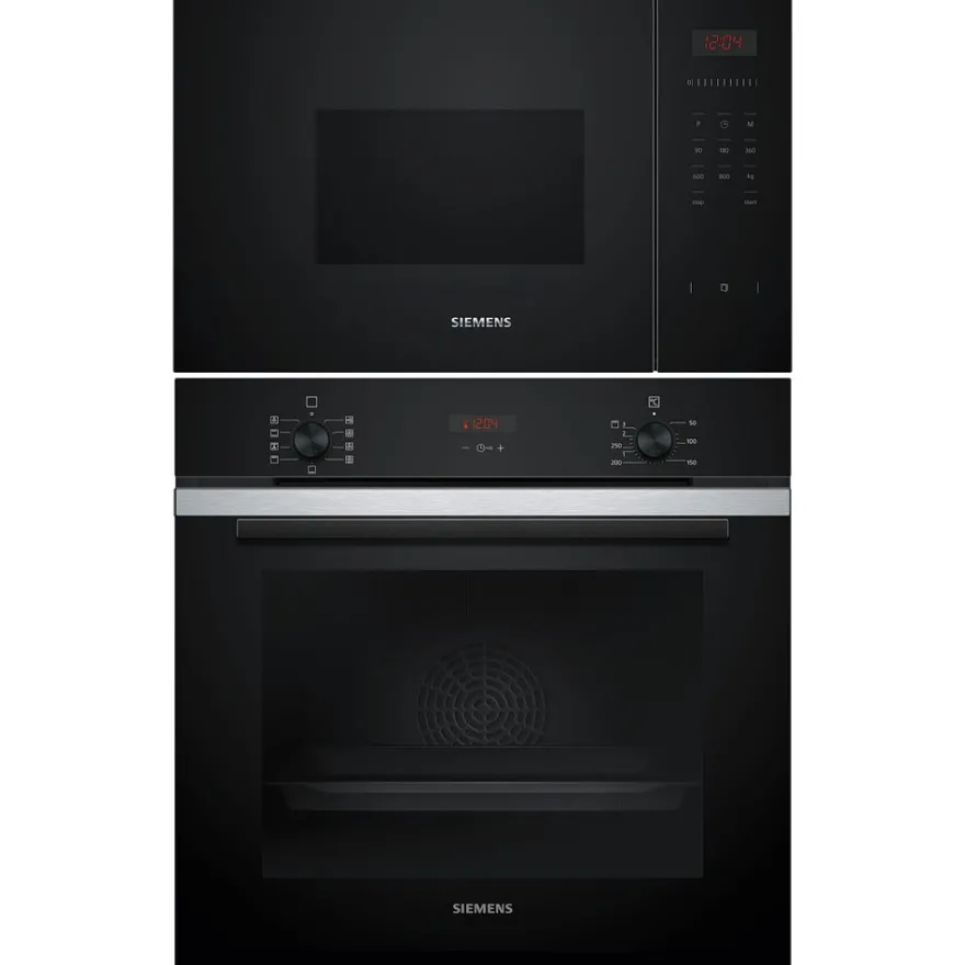 Erillisuuni ja mikroaaltouuni Siemens HB234ABS3F-BF523LMB1, teräs
