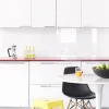 Etulevy Ideal Keittiöt Lumi, 496x95mm, kiiltävä valkoinen