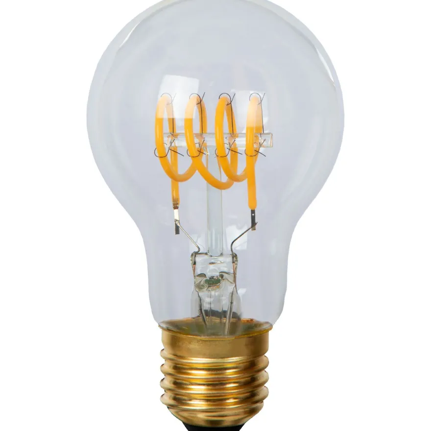 Filamenttilamppu Lucide A60, Ø6cm, IP20, 4.9W, kirkas