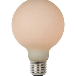 Filamenttilamppu Lucide G80, Ø8cm, IP20, 8W