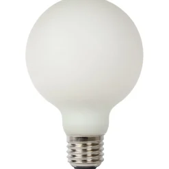 Filamenttilamppu Lucide G80, Ø8cm, IP20, 8W