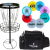 Frisbeegolfsetti Viking Discs Challenger, sis. kori, 8 kiekkoa ja varustelaukku