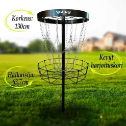 Frisbeegolfsetti Viking Discs Challenger, sis. kori, 8 kiekkoa ja varustelaukku