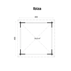 Grillikatos Tene Ibiza, 14.4m²
