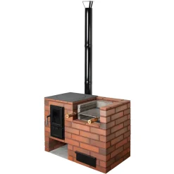 Grilli-kesäkeittiö Matti 1035x580x780mm, tiili
