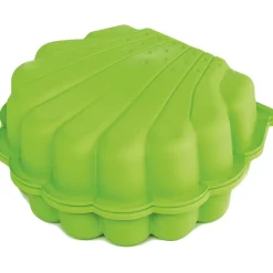 Hiekkalaatikko Paradiso Toys, simpukkamalli, muovi, vihreä
