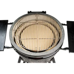 Hiiligrilli Dreamfire Hoovi Kamado Large, grillaustelineella, musta