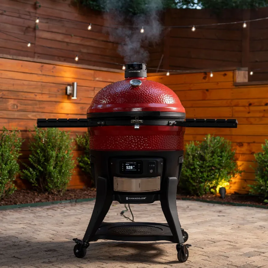 Hiiligrilli Kamado Konnected Big Joe, Ø61cm, digitaalinen, wifi-ohjattava