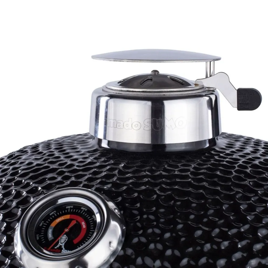 Hiiligrilli Kamado Sumo Signature Pro, musta