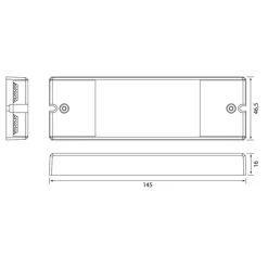 Himmenninyksikkö Airam Apus II ja Norma II 12V/24V LED-nauhoille, 100W, IP20