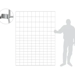 Hirviaitaverkko Kellfri, 100 m rulla, 200 cm korkea