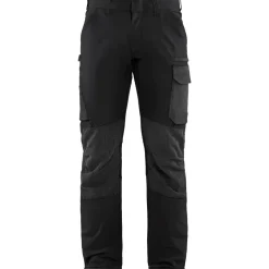 Housut Blåkläder 1422 Stretch, musta/tummanharmaa